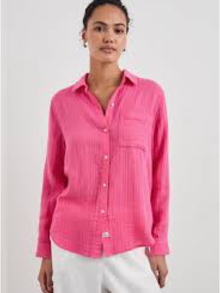Rails Bright Pink Button-Down Shirt